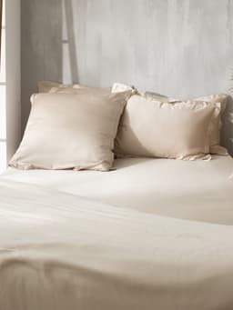 Простыня 1.5-спальная SL Home Tencel, 160×235 см, тенсель, бежевая