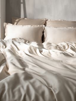 Простыня 1.5-спальная SL Home Tencel, 160×235 см, тенсель, бежевая