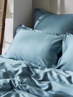 Пододеяльник евро SL Home Tencel, 200×220 см, тенсель, серо-голубой