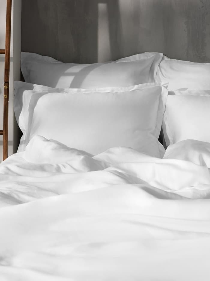 Пододеяльник евро SL Home Tencel, 200×220 см, тенсель, белый