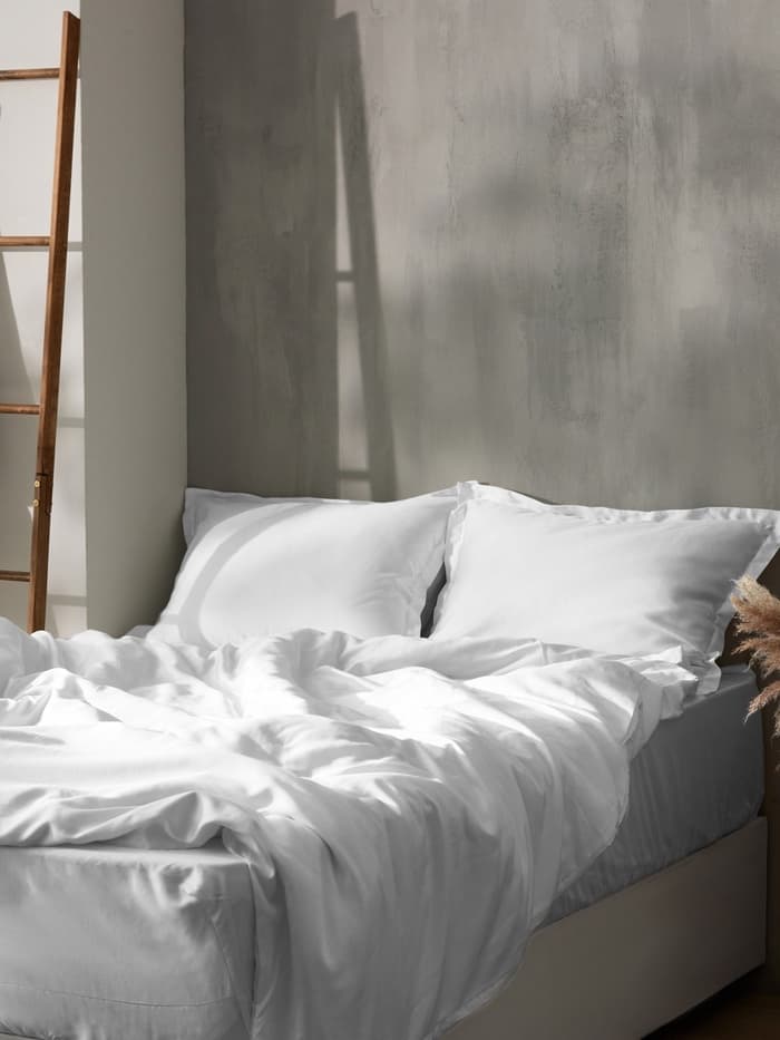 Пододеяльник евро SL Home Tencel, 200×220 см, тенсель, белый