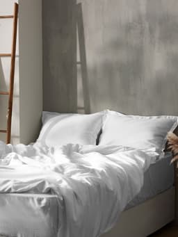 Пододеяльник евро SL Home Tencel, 200×220 см, тенсель, белый