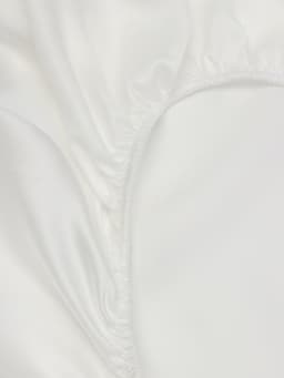 Простыня на резинке евро SL Home Tencel, 200×200+30 см, тенсель, белая