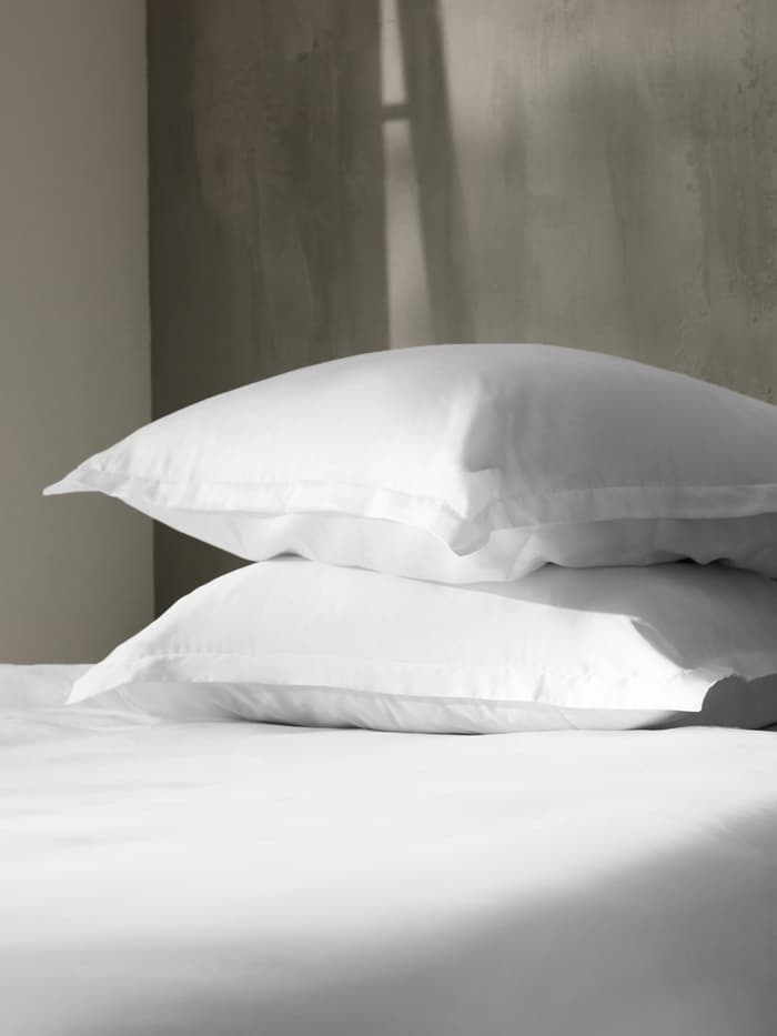 Наволочка SL Home Tencel, 70×70+3 см, тенсель, эвкалиптовое волокно 100%. белая