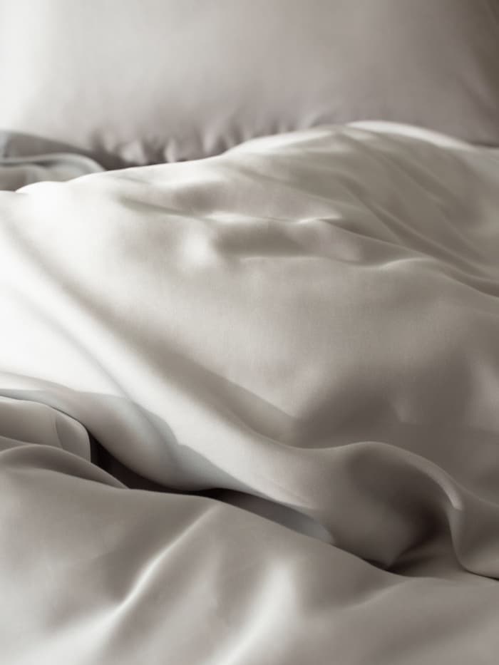 Пододеяльник евро SL Home Tencel, 200×220 см, тенсель, светло-серый
