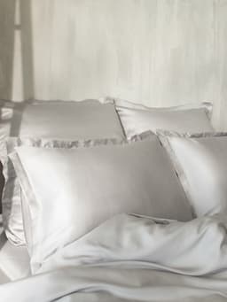 Простыня евро-макси SL Home Tencel, 235×280 см, тенсель, светло-серая