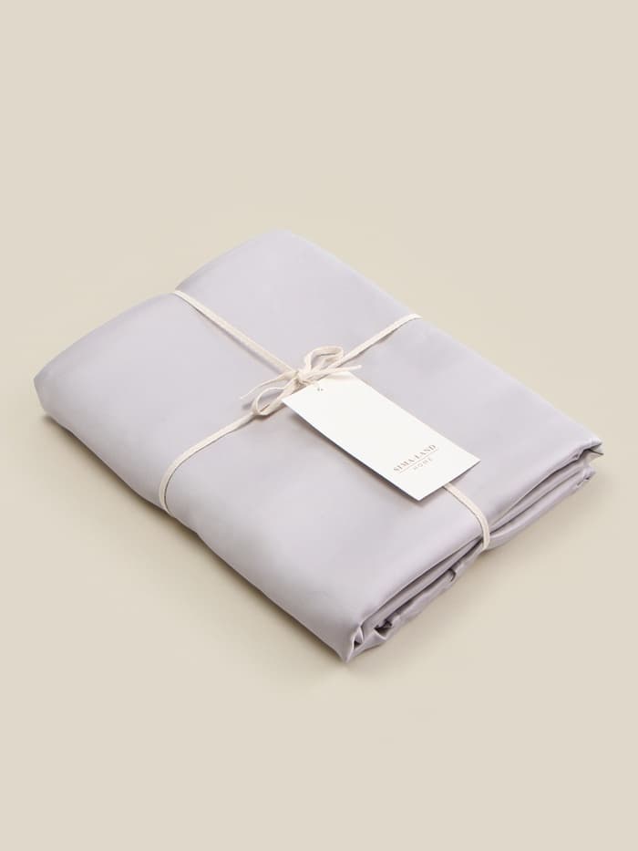Простыня евро-макси SL Home Tencel, 235×280 см, тенсель, светло-серая