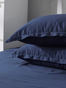 Наволочка SL Home Tencel, 70×70+3 см, тенсель, эвкалиптовое волокно 100%, синяя