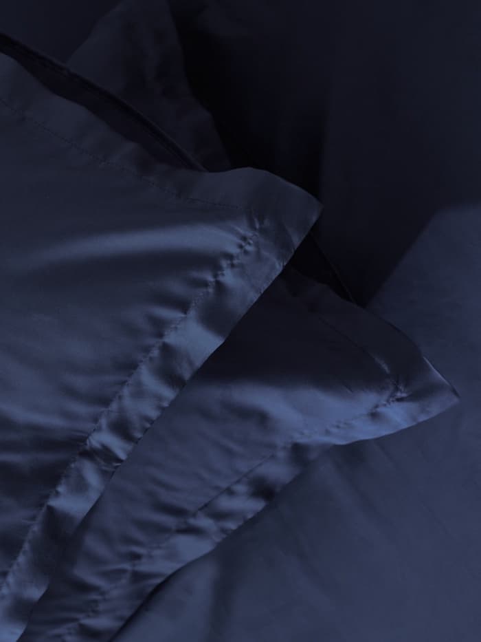 Наволочка SL Home Tencel, 70×70+3 см, тенсель, эвкалиптовое волокно 100%, синяя