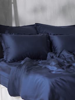 Наволочка SL Home Tencel, 70×70+3 см, тенсель, эвкалиптовое волокно 100%, синяя