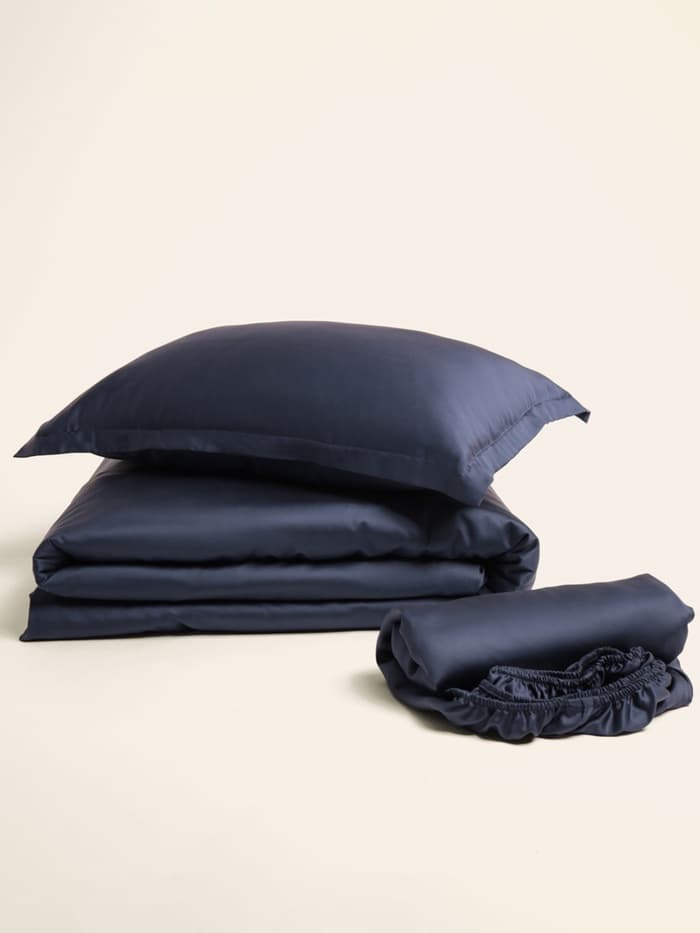 Наволочка SL Home Tencel, 70×70+3 см, тенсель, эвкалиптовое волокно 100%, синяя