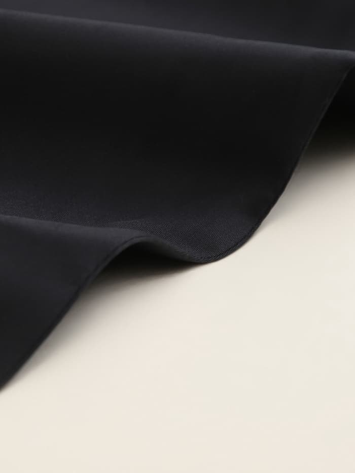 Пододеяльник 2-спальный SL Home Tencel, 180×220 см, тенсель, чёрный