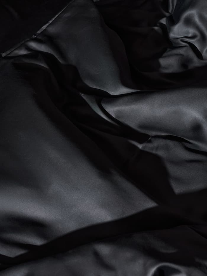 Пододеяльник 2-спальный SL Home Tencel, 180×220 см, тенсель, чёрный
