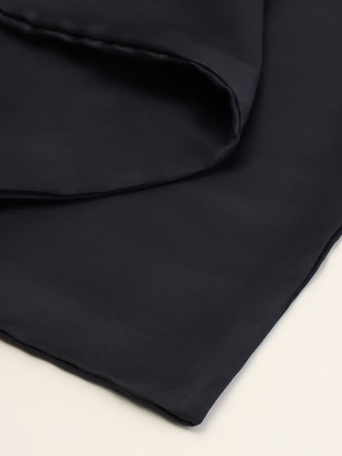 Пододеяльник 2-спальный SL Home Tencel, 180×220 см, тенсель, чёрный