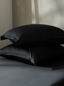 Простыня на резинке 1.5-спальная SL Home Tencel, 140×200+30 см, тенсель, чёрная
