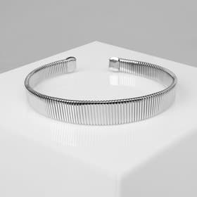 Чокер «Рельеф» широкий, 2 см, цвет серебро, 13.5 см