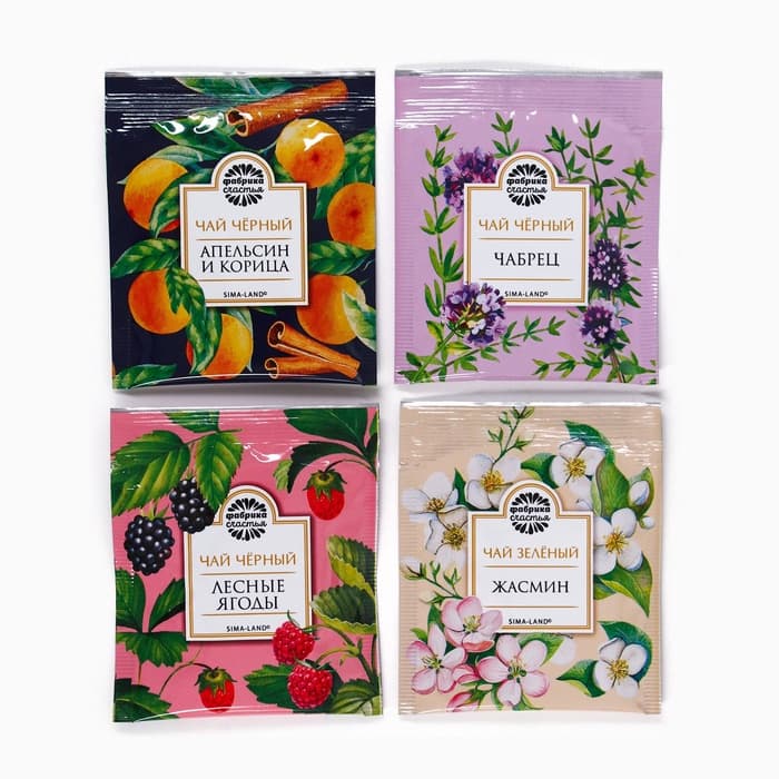 Чай подарочный «Папа может всё»: весовой чай 40 г (2 шт. × 20 г)., чай в пакетиках 21.6 (12 шт. × 1.8 г).