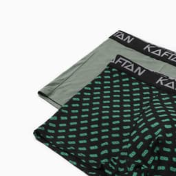 Набор трусов KAFTAN Be Rich, 2 штуки, цвет чёрный, хаки, размер 46