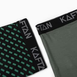 Набор трусов KAFTAN Be Rich, 2 штуки, цвет чёрный, хаки, размер 46