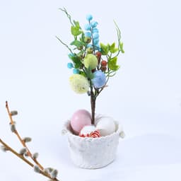 Пасхальный декор «Композиция из яиц» 7×14×30 см