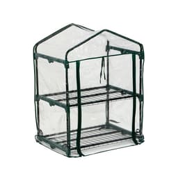 Парник-стеллаж для рассады, металлический, 2 полки, 93×69×49 см, d=16 мм, с чехлом 80 мкм, Greengo