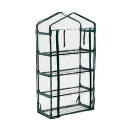 Парник-стеллаж для рассады, металлический, 4 полки, 125×70×30 см, d=16 мм, с чехлом 80 мкм, Greengo