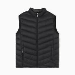 Жилет мужской на молнии MIST, размер 48, чёрный