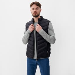 Жилет мужской на молнии MIST, размер 48, чёрный