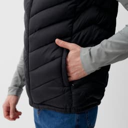 Жилет мужской на молнии MIST, размер 48, чёрный