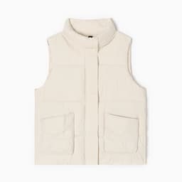 Жилет женский с воротником MIST, размер 42, молочная