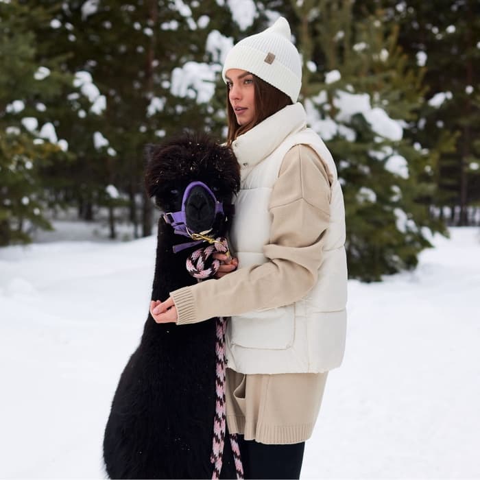 Жилет женский с воротником MIST, размер 42, молочная