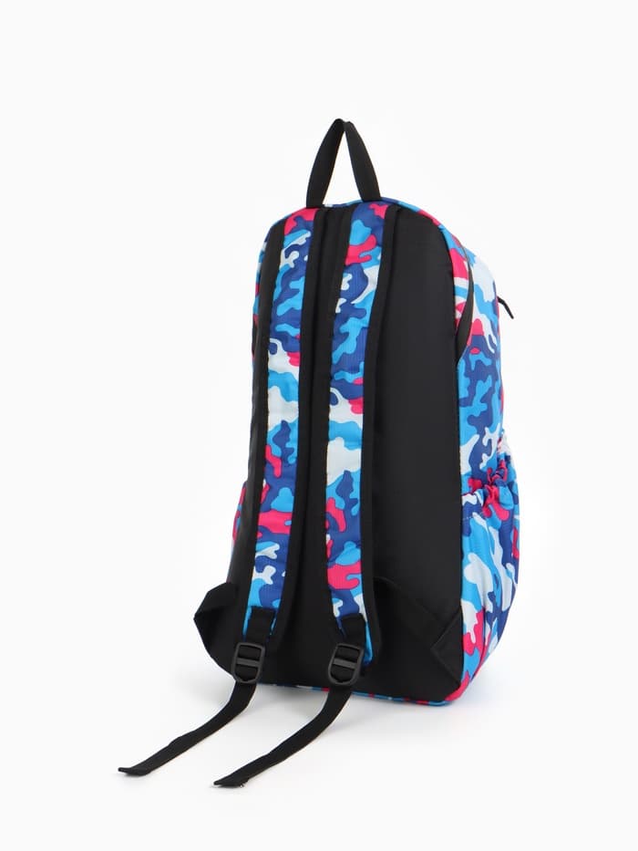 Рюкзак походный, водонепроницаемый, 14 л, с карманами, голубой/розовый