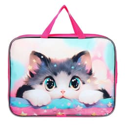 Папка для труда, А4, текстильная, 35×27×7 см «Котик корея»