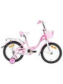 Велосипед детский Nameless LADY, диаметр колёс 16", со съёмными колёсами, с корзиной, розовый