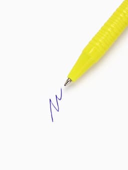 Ручка шариковая синяя паста 0.5 мм ArtFox тренажер для письма