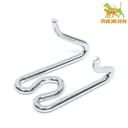 Звено для строгого ошейника - полуудавки, толщина 3 мм, хромированная сталь