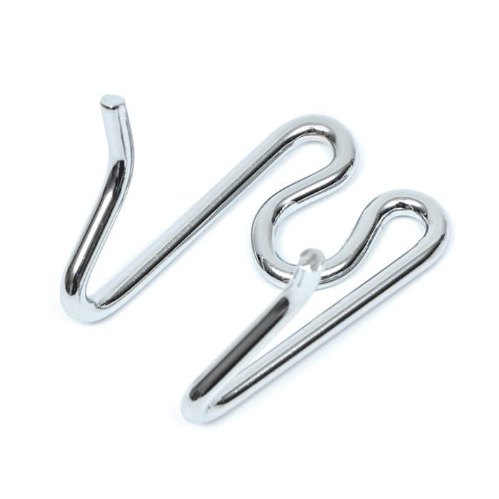 Звено для строгого ошейника - полуудавки, толщина 3.5 мм, хромированная сталь