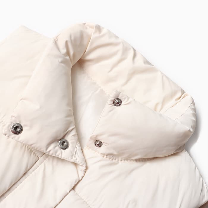 Жилет женский с воротником MIST, размер 48, молочная