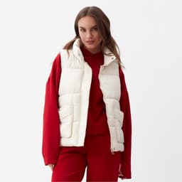 Жилет женский с воротником MIST, размер 48, молочная