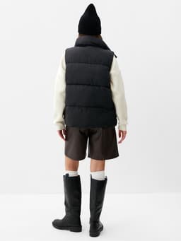 Жилет женский с воротником MIST, размер 44, чёрный