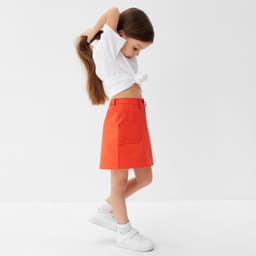 Юбка джинсовая KAFTAN, размер 32 (110-116 см), оранжевая