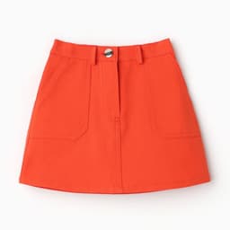 Юбка джинсовая KAFTAN, размер 36 (134-140 см), оранжевая