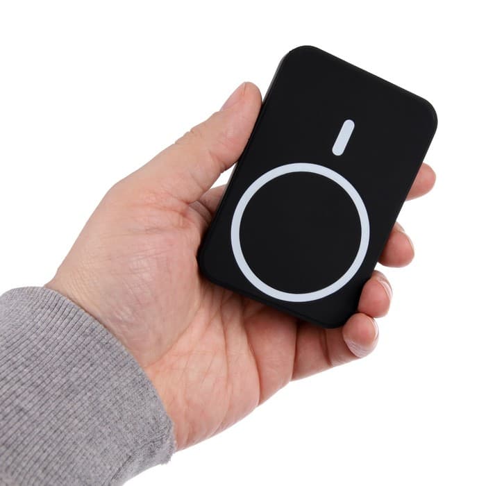 Внешний аккумулятор CRR-33, 5000 мАч, 5 W, для Iphone с функцией MagSafe, чёрный