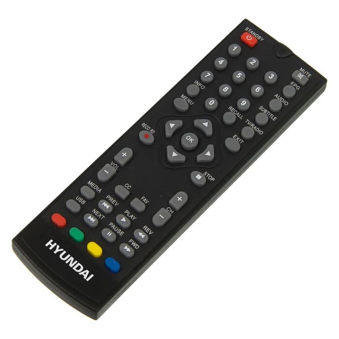 Ресивер DVB-T2 Hyundai H-DVB200, чёрный