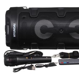 Аудиосистема Hyundai H-MC160, 50 Вт, USB, BT, FM, SD/MMC, чёрная