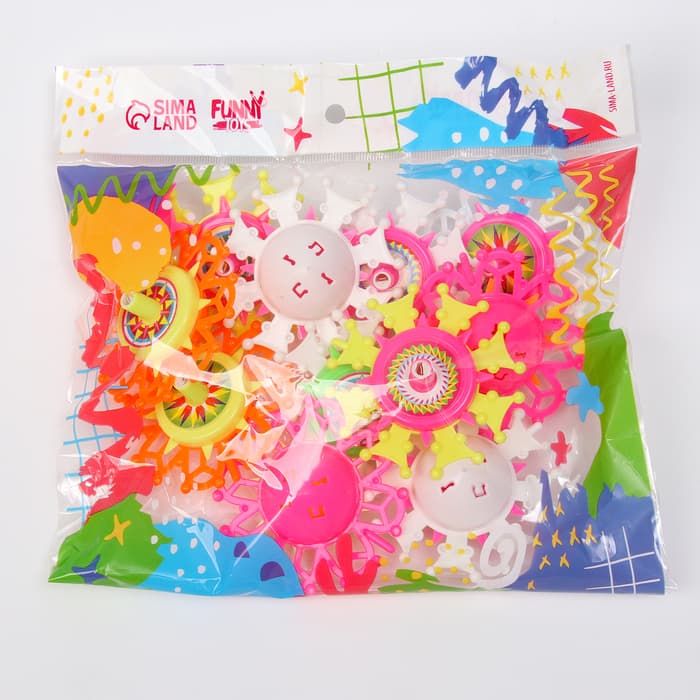 Волчок «Вихрь» со свистком, виды МИКС