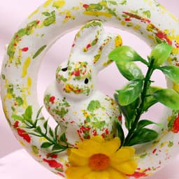 Пасхальный декор «Зайчик» 3×12×12 см