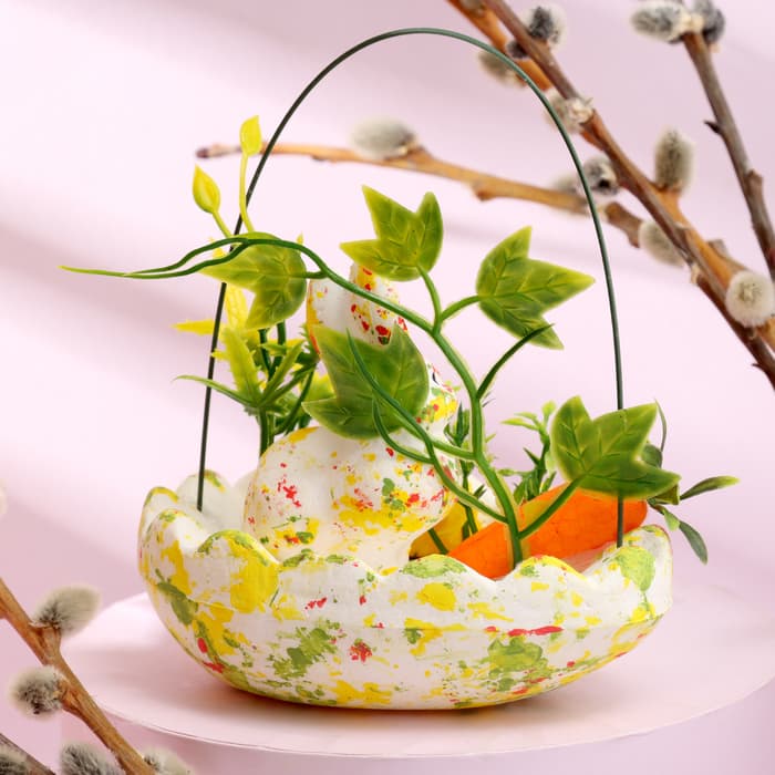 Пасхальный декор «Зайчик» 8×12×14 см