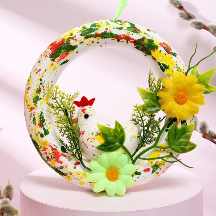 Пасхальный декор «Курочка» 5×15×15 см