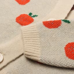 Кардиган вязаный «Крошка Я» Oranges, рост 68-74 см, цвет молочный